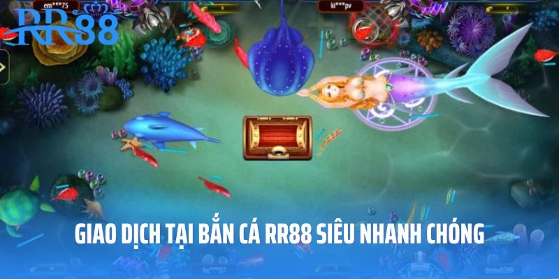Giao dịch tại bắn cá RR88 siêu nhanh chóng với 30 giây