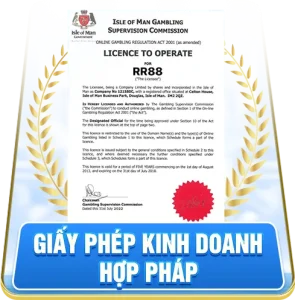 Giấy phép kinh doanh rr88