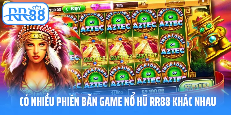 Có nhiều phiên bản game nổ hũ rr88 khác nhau
